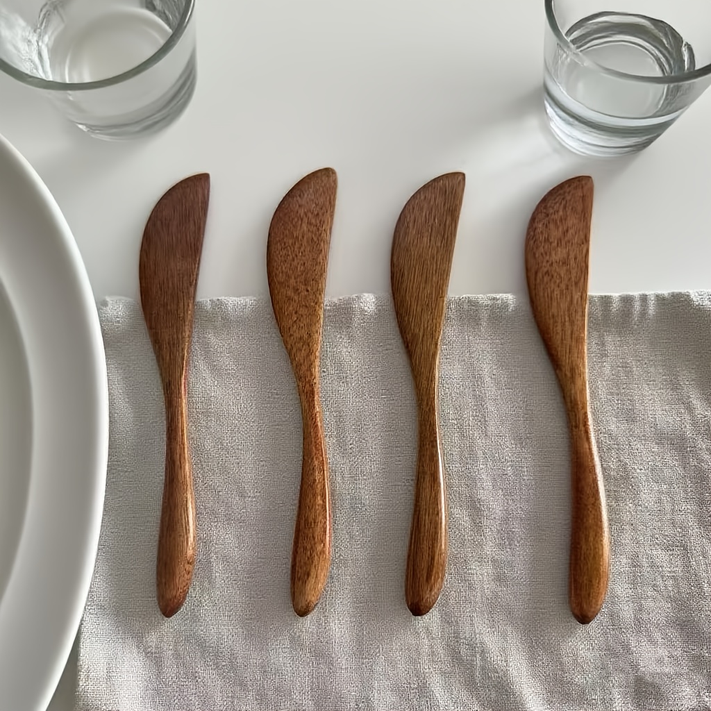 Kitchen Gadgets In Japan - 1Pc Wooden Marmalade Knife Japan Butter