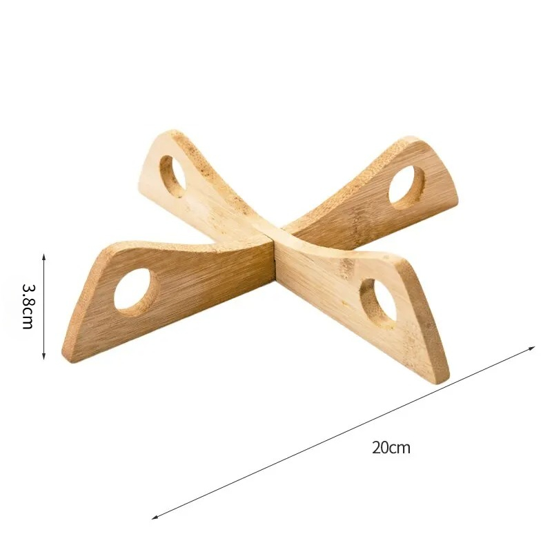 Kitchen Gadgets In Japan - Cross Tray Holder Wooden Removable Table