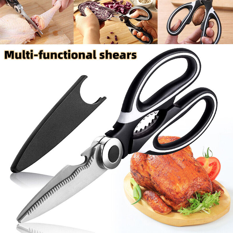 Kitchen Gadgets In Japan - Stainless Steel Scissors Multifunctional Scissors Powerful