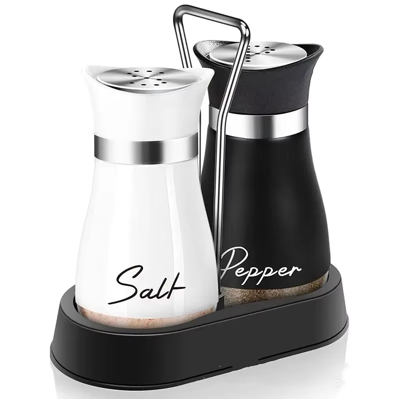 Korean Kitchen Gadgets - 2pcs Set Kitchen Glass Spice Bottle