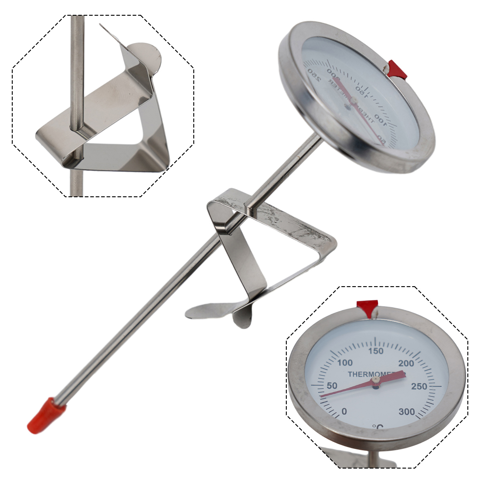 Kitchen Gadgets For Cooking - Stainless Steel Probe Thermometer Kitchen Tools