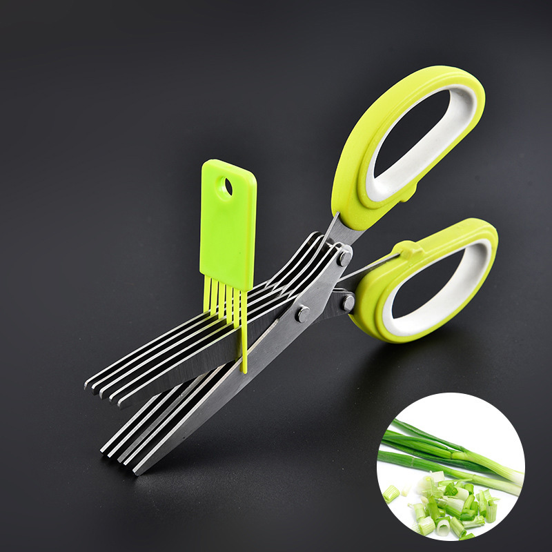 Herb Scissors 5 Blade - Herb Scissors Stainless Steel 5 Blade