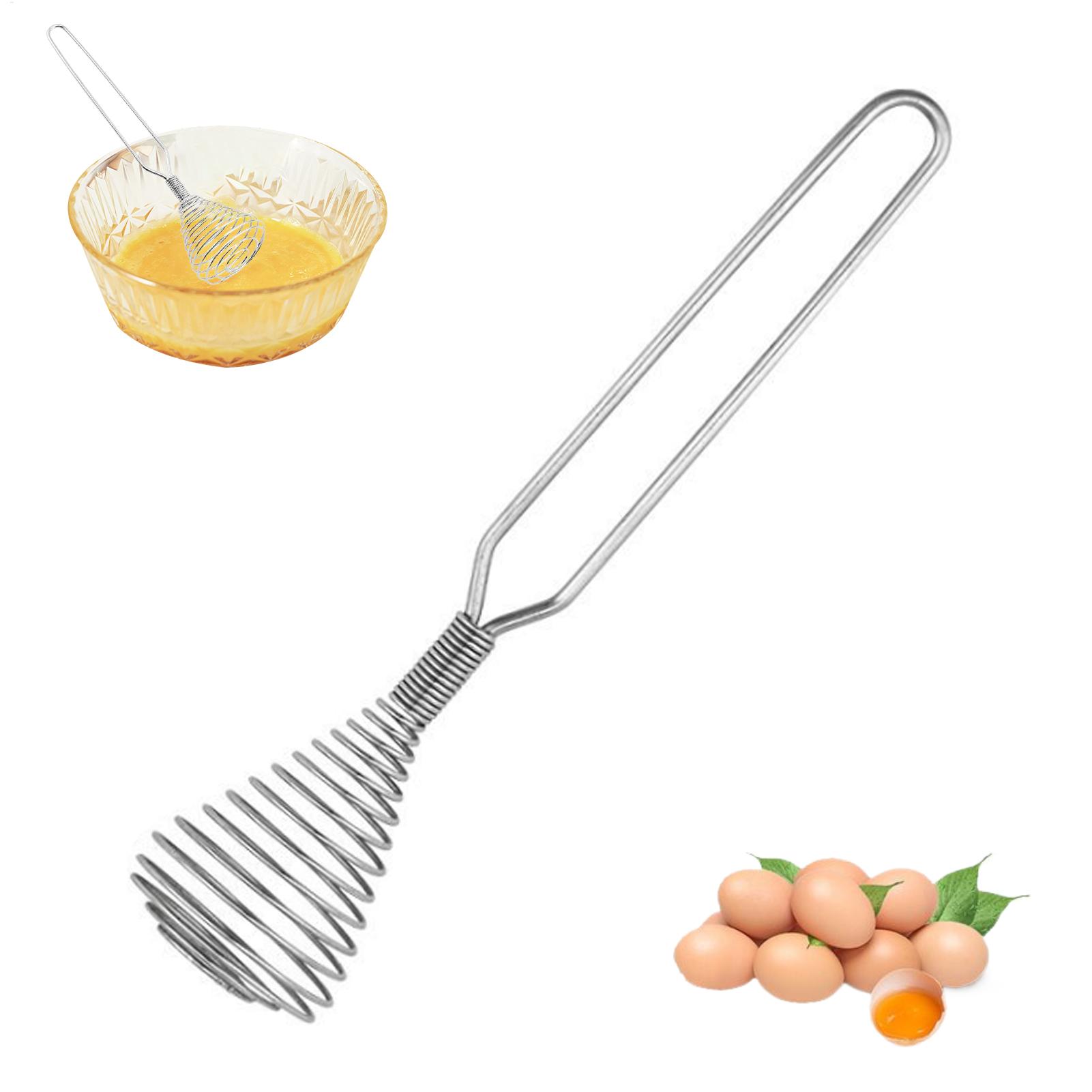 Kitchen Gadgets For Cooking - Stainless Steel Hand Whisk Spring Coil