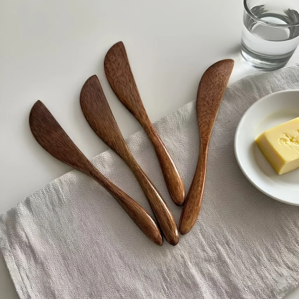 Kitchen Gadgets In Japan - 1Pc Wooden Marmalade Knife Japan Butter