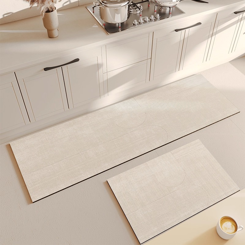 Korean Kitchen Gadgets - Kitchen Floor Mat Pvc Waterproof Vinyl