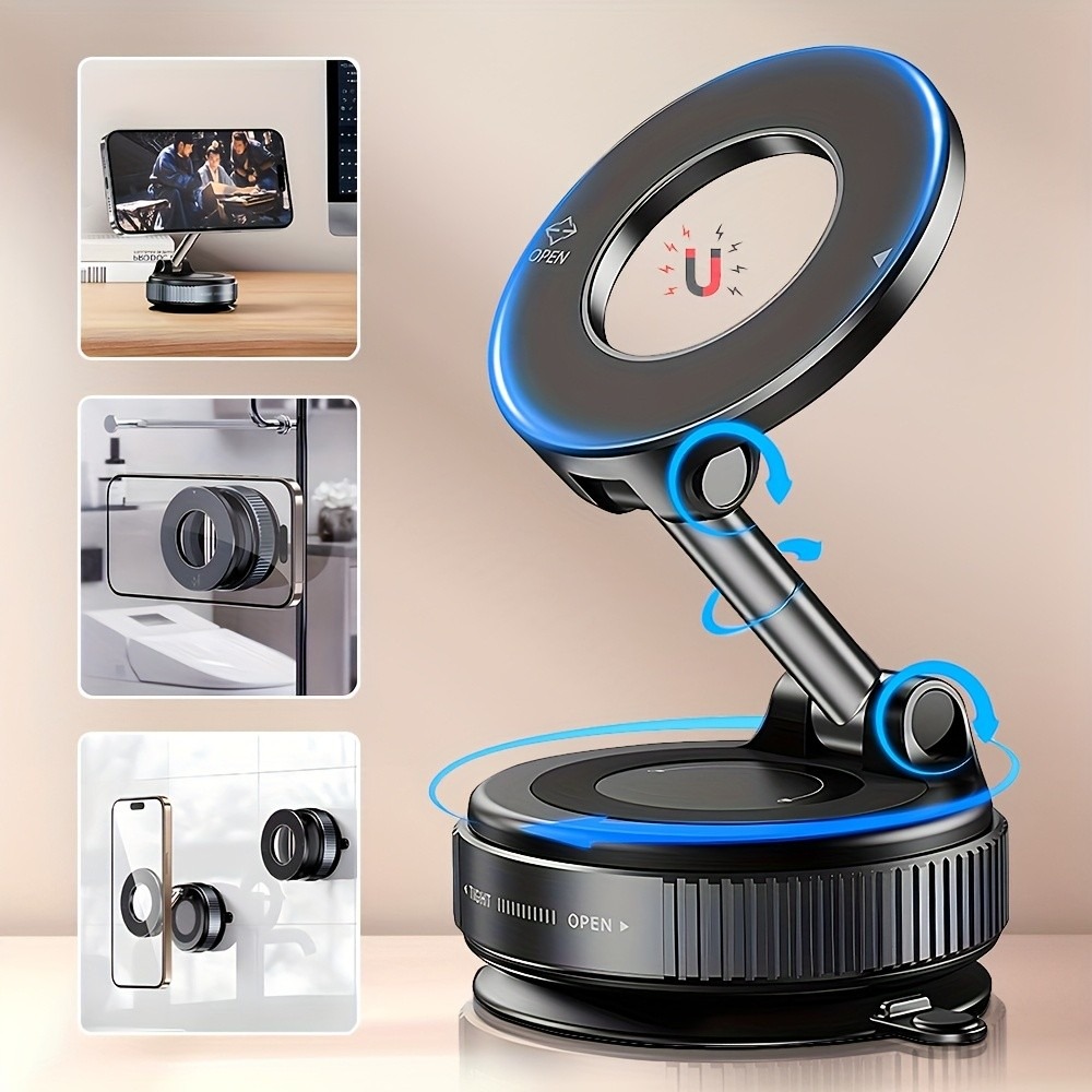 Kitchen Gadgets Recipes - Suction Cup Magnetic Phone Holder Vacuum