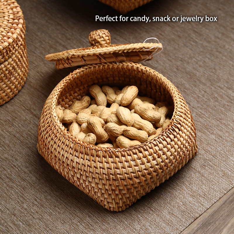 Handwoven Rattan Storage Box W - Kitchen Gadgets In Japan 评论和价格