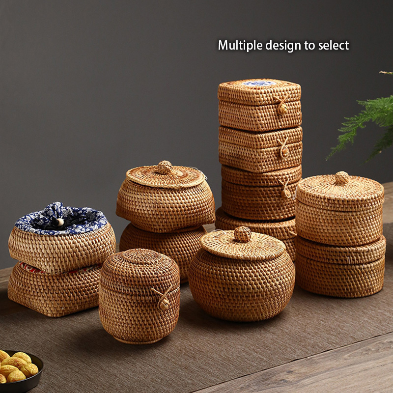 Handwoven Rattan Storage Box W - Kitchen Gadgets In Japan 评论和价格
