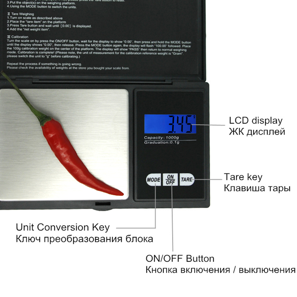 Mini Jewelry Scale 0.01g Elect - Kitchen Gadgets Gold 评论和价格