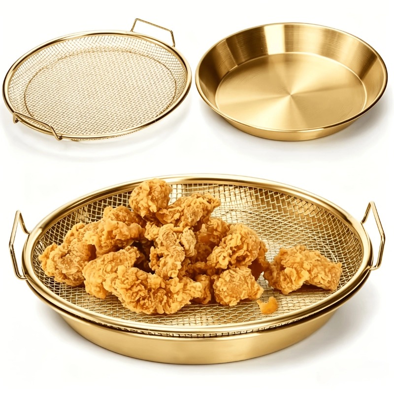 Gold Heavy Duty Deep Fryer Rac - Kitchen Gadgets Gold 评论和价格