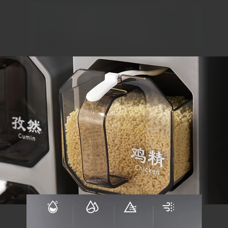 No Punching Seasoning Box Hous - Korean Kitchen Gadgets 评论和价格