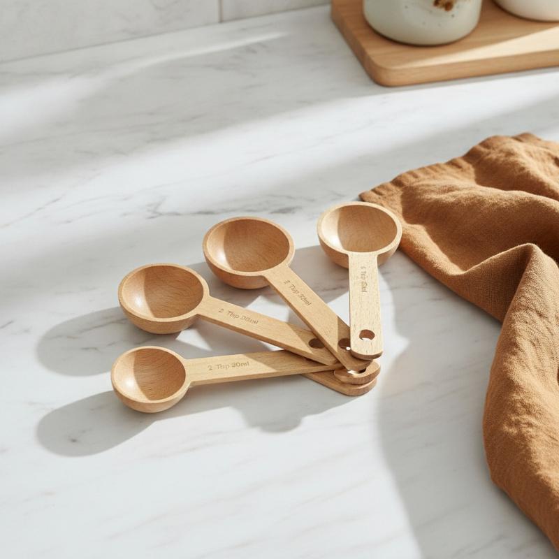 Wooden Measuring Spoon 7.5-45M - Kitchen Gadgets Gift 评论和价格