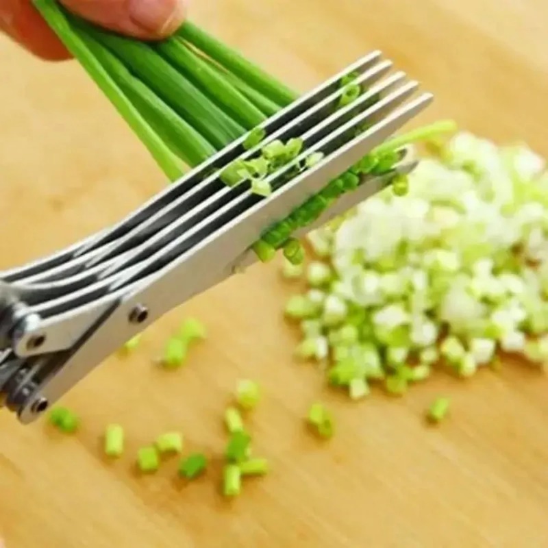 Time Saving Herb Scissors 5 Bl - Herb Scissors 5 Blade 评论和价格