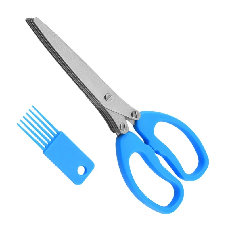 5 Blade Herb Scissors Multifun - Herb Scissors 5 Blade 评论和价格