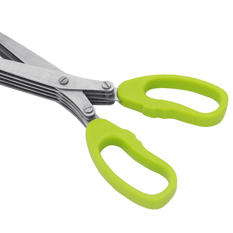 5 Blade Herb Scissors Multifun - Herb Scissors 5 Blade 评论和价格