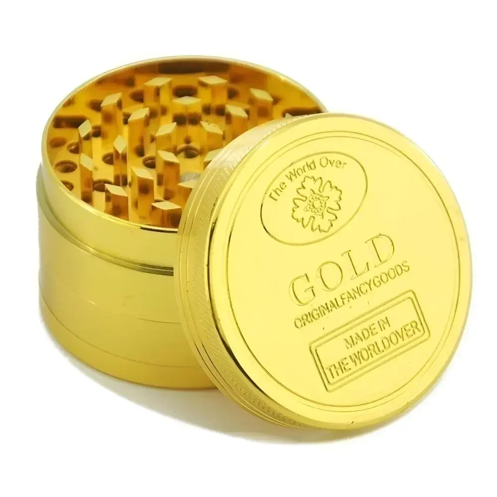 Herb Grinder 3/4 Parts Zinc Al - Kitchen Gadgets Gold 评论和价格