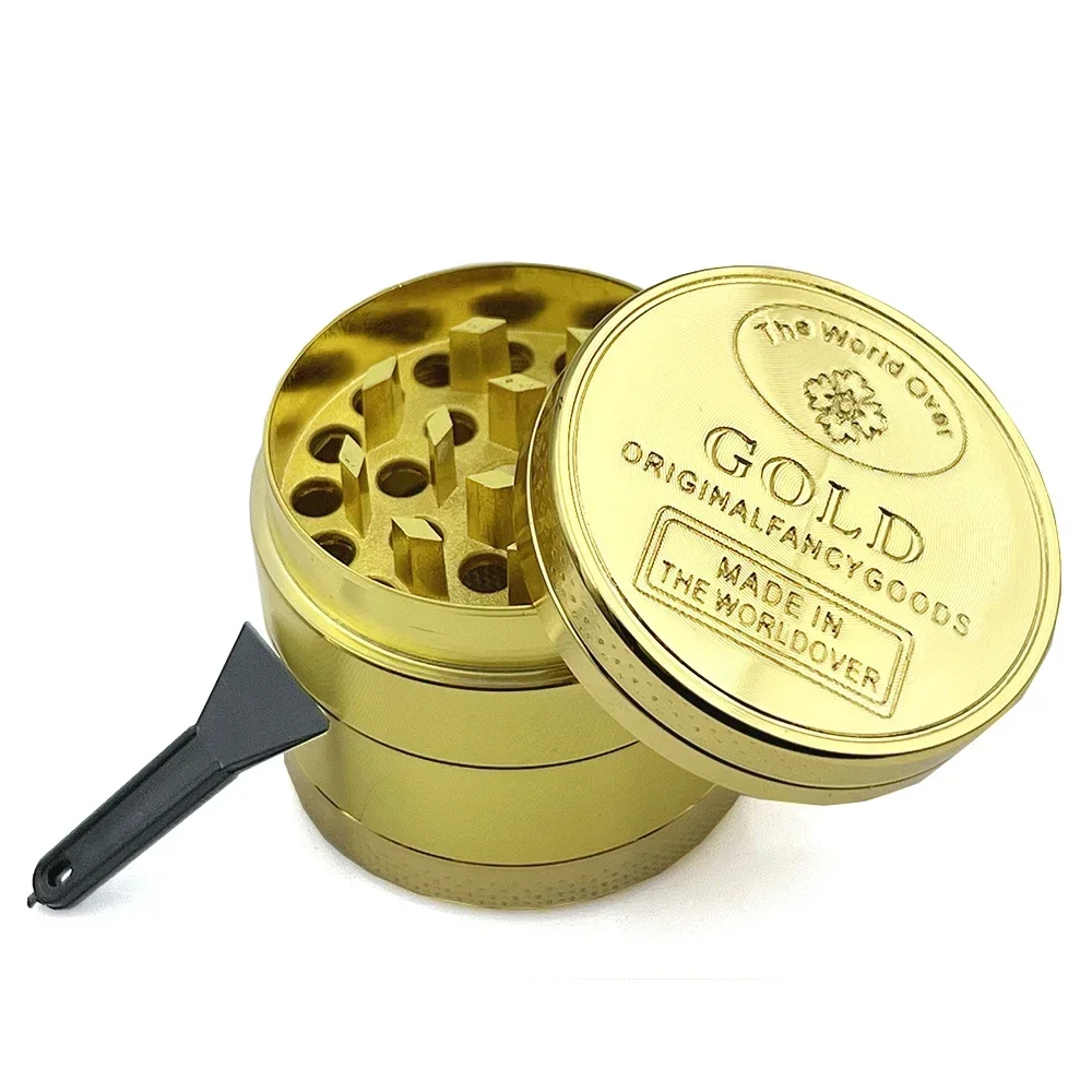 Herb Grinder 3/4 Parts Zinc Al - Kitchen Gadgets Gold 评论和价格