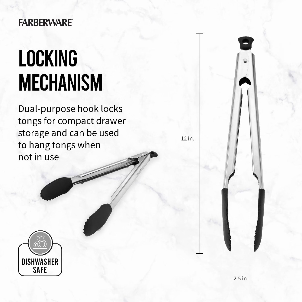 Silicone Tip Locking Food Tong - Kitchen Gadgets For Cooking 评论和价格