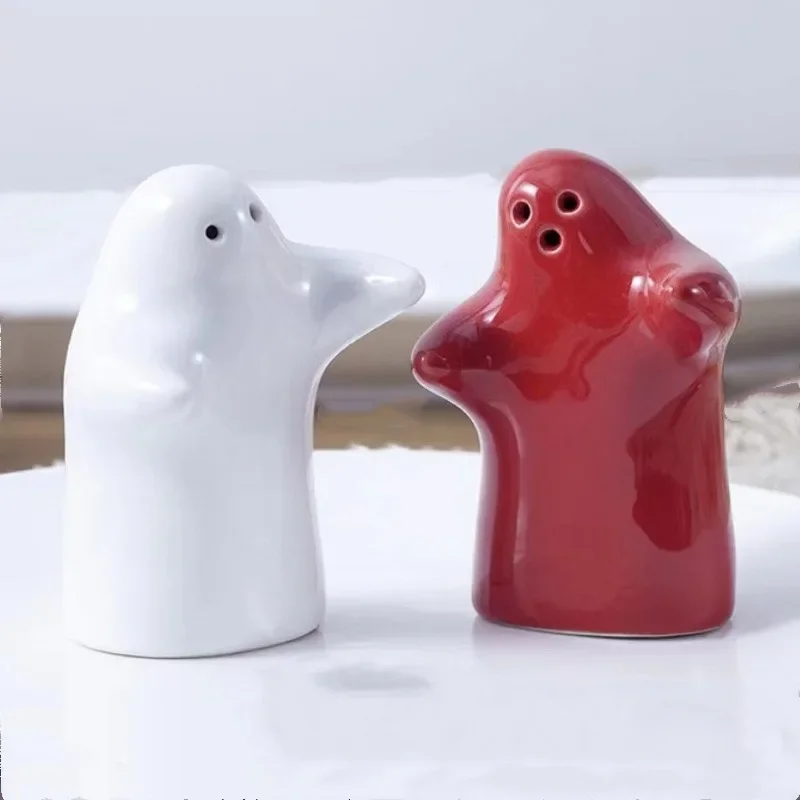 Ceramic Ghost Funny Mini Peppe - Korean Kitchen Gadgets 评论和价格
