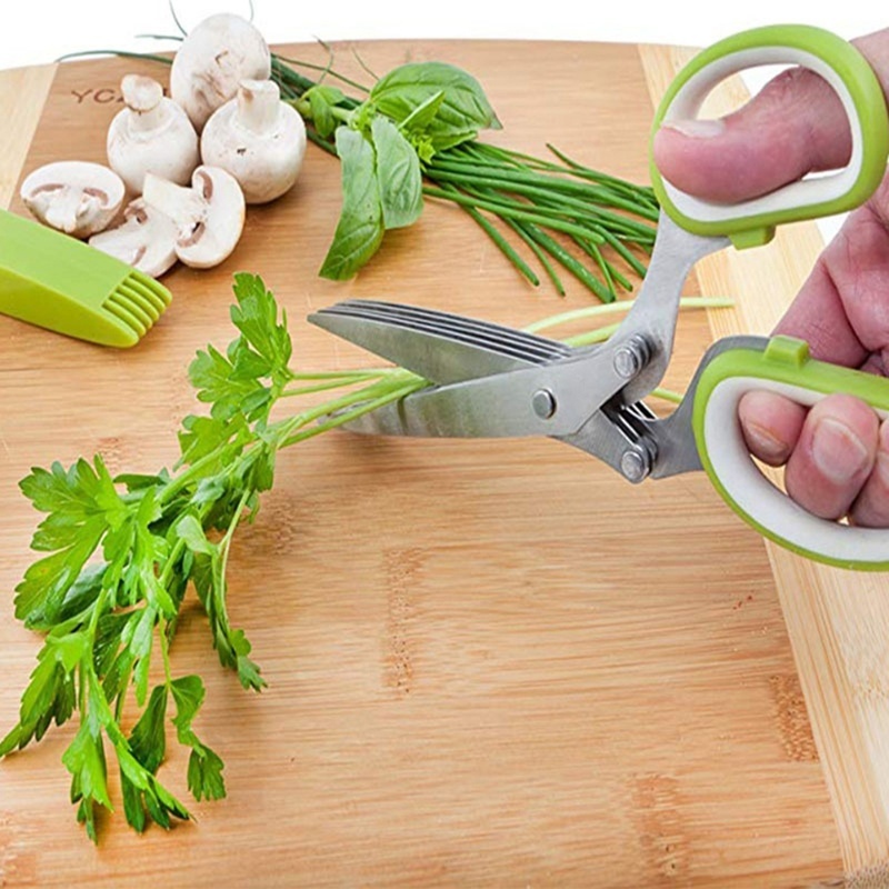 Herb Scissors With 5 Blades Ki - Herb Scissors 5 Blade 评论和价格