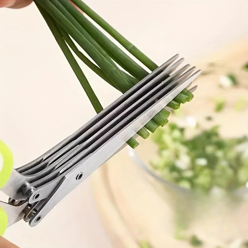 1 herb scissors with 5 blades, - Herb Scissors 5 Blade 评论和价格