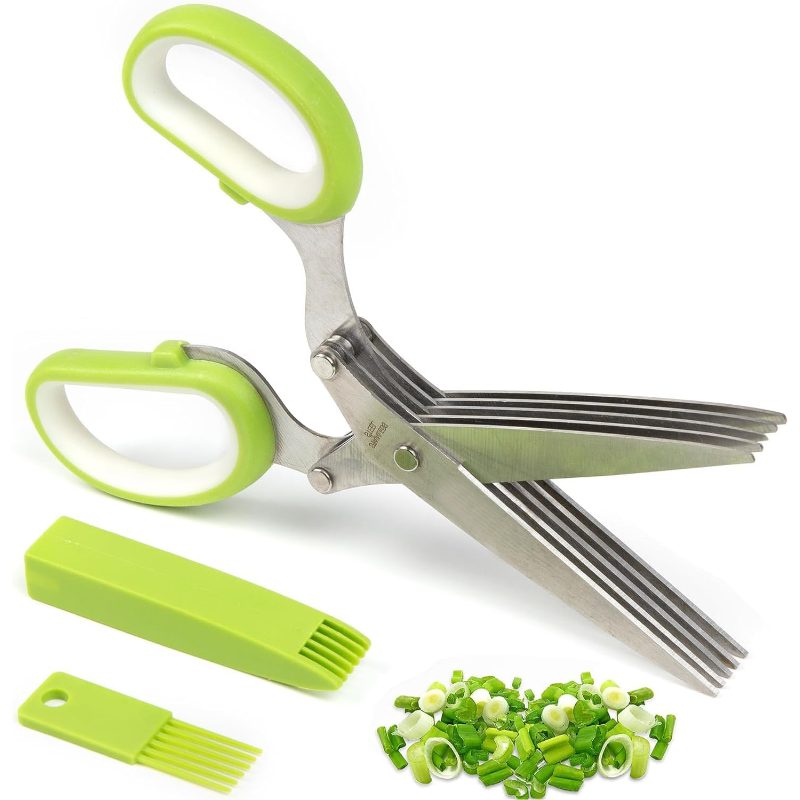 Heavy duty scissors with 5 bla - Herb Scissors 5 Blade 评论和价格