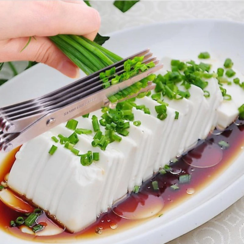 5 Layers Blade Scallion Scisso - Herb Scissors 5 Blade 评论和价格
