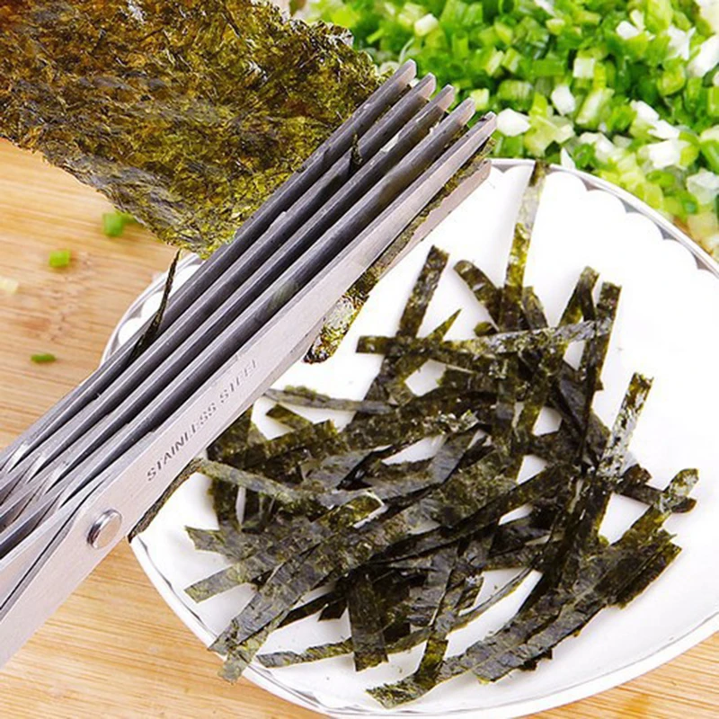 5 Layers Blade Scallion Scisso - Herb Scissors 5 Blade 评论和价格
