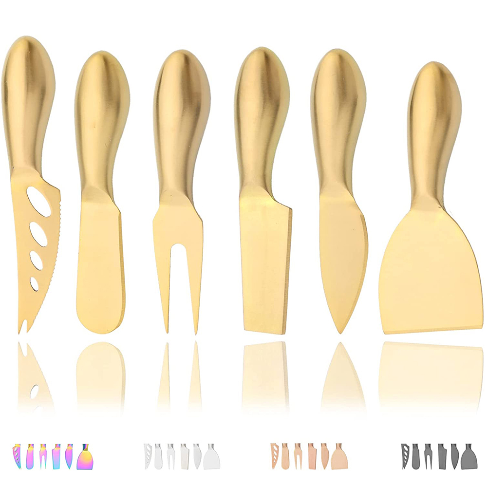 6Pcs Matte Gold Mini Knife For - Kitchen Gadgets Gold 评论和价格