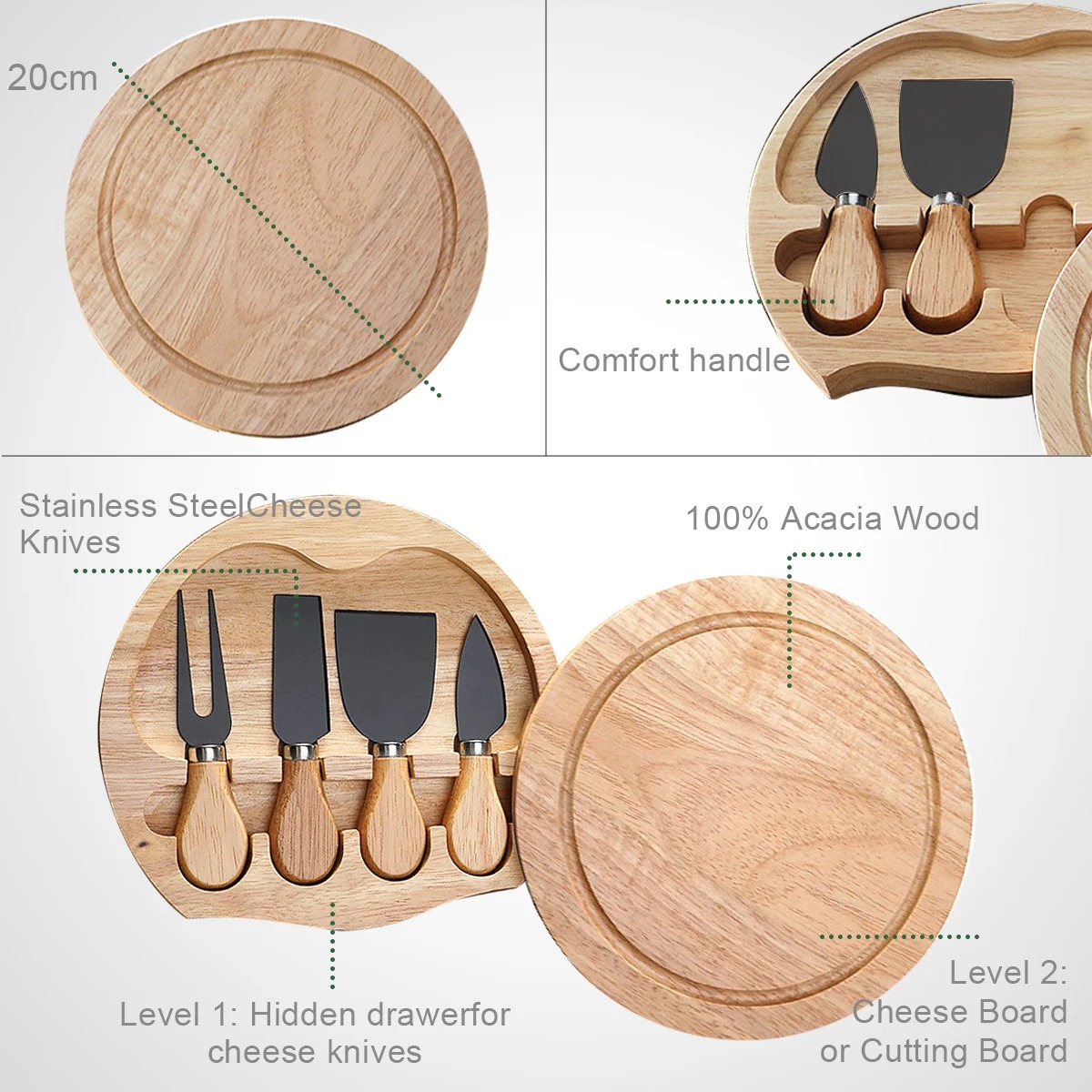 Cheese Knives Set for Charcute - Kitchen Gadgets In Japan 评论和价格
