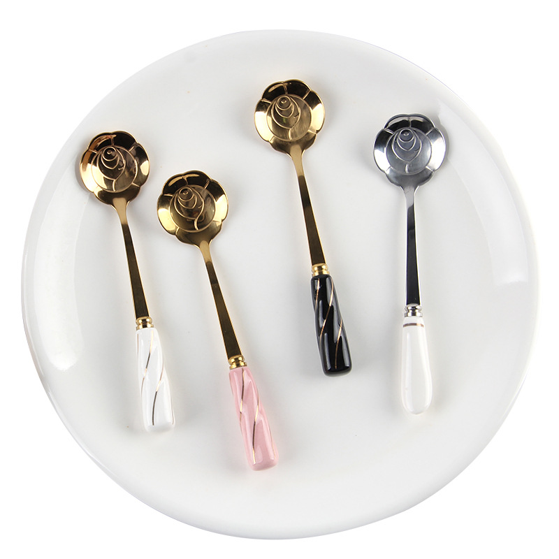 Tableware Coffee Stirring Spoo - Kitchen Gadgets Gold 评论和价格