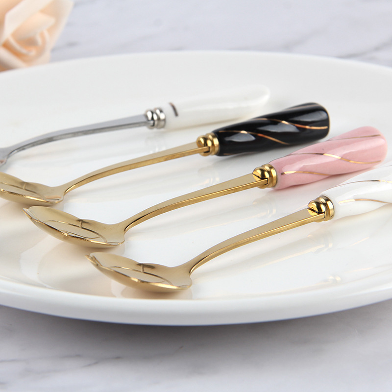 Tableware Coffee Stirring Spoo - Kitchen Gadgets Gold 评论和价格