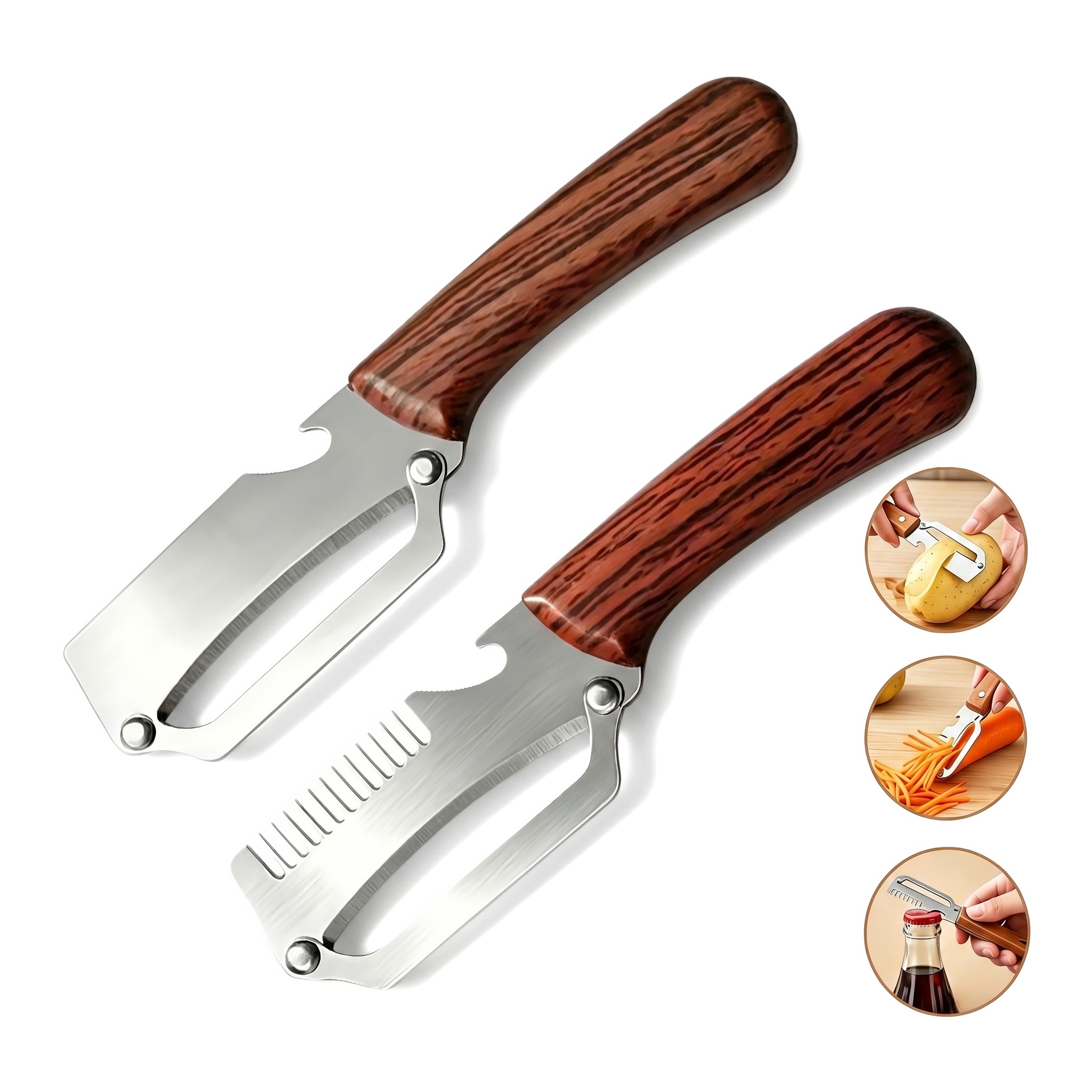 2in1 3in1 Multifunctional Vege - Kitchen Gadgets Built In 评论和价格
