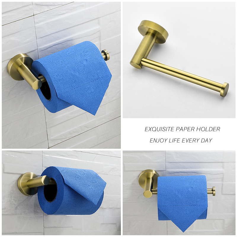 Brushed Gold Toilet Paper Tiss - Kitchen Gadgets Gold 评论和价格