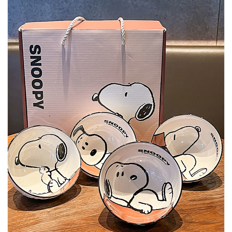 New Cute Snoopy Tableware Cera - Kitchen Gadgets Gift 评论和价格
