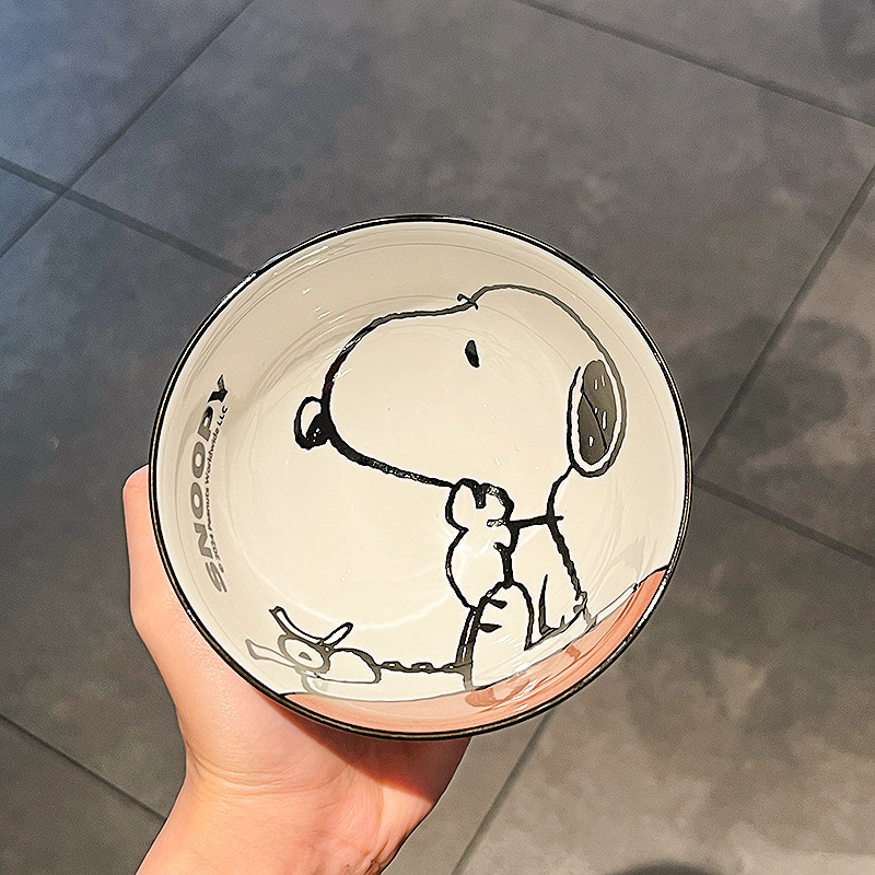 New Cute Snoopy Tableware Cera - Kitchen Gadgets Gift 评论和价格