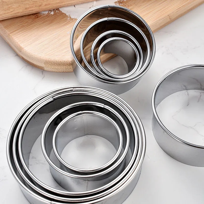 5PCS Round Stainless Steel Bis - Kitchen Gadgets For Cooking 评论和价格