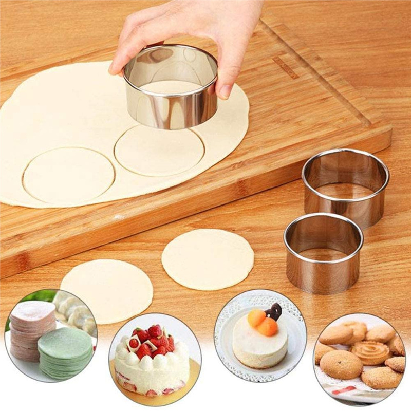 5PCS Round Stainless Steel Bis - Kitchen Gadgets For Cooking 评论和价格