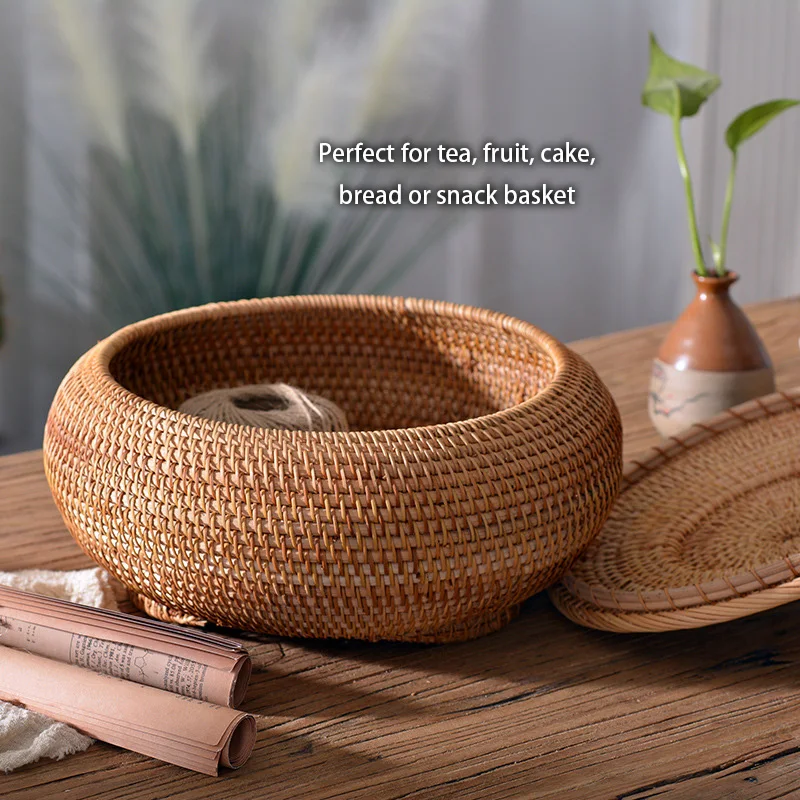 Handwoven Rattan Storage Box W - Kitchen Gadgets In Japan 评论和价格