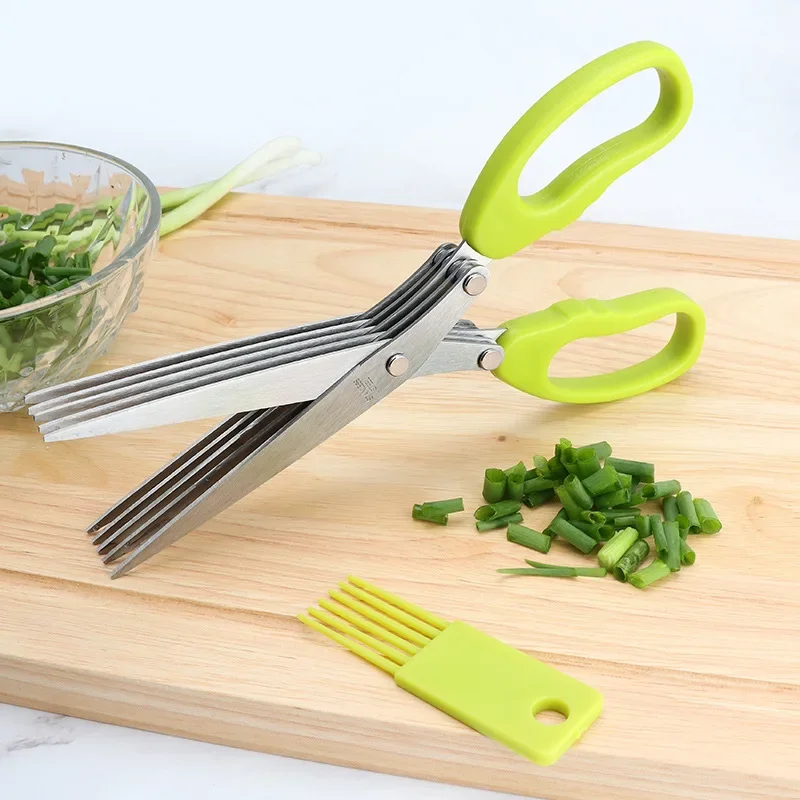 Kitchen Scissors Multifunction - Herb Scissors 5 Blade 评论和价格